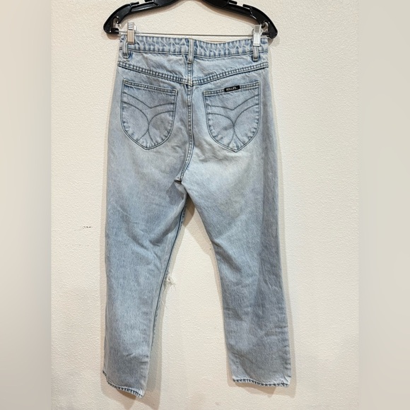 ROLLA’S Original High Rise Straight Leg Distressed Jeans Women’s Size 28 - Picture 4 of 7